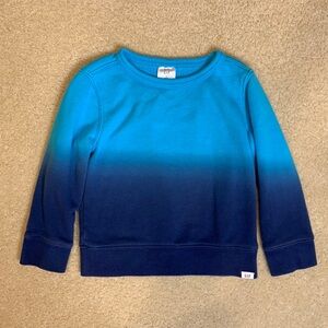 Baby GAP blue ombré sweatshirt 3t